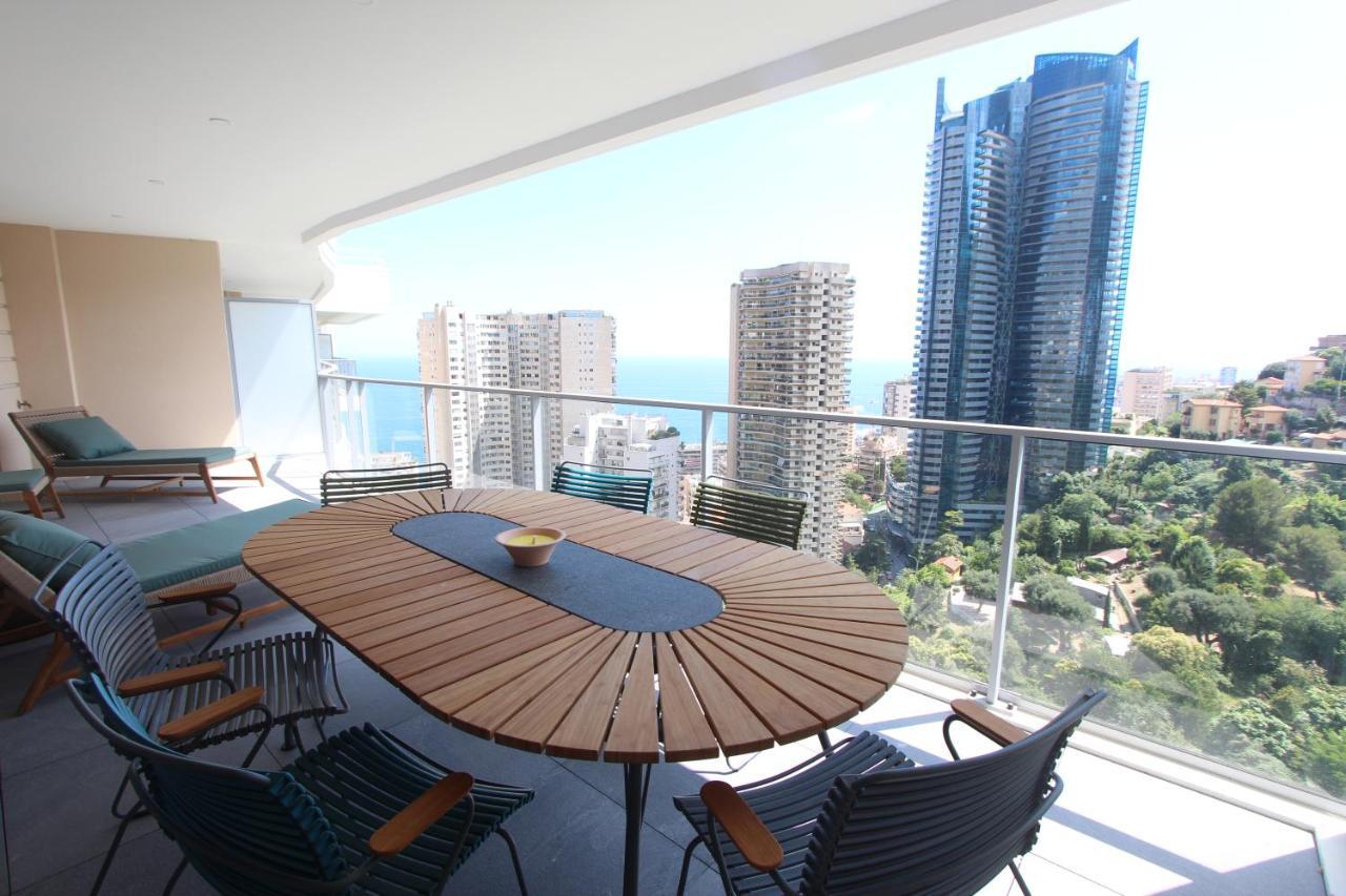Sun Paradise Seaview&Terrace Parking&Pool Beausoleil Bagian luar foto