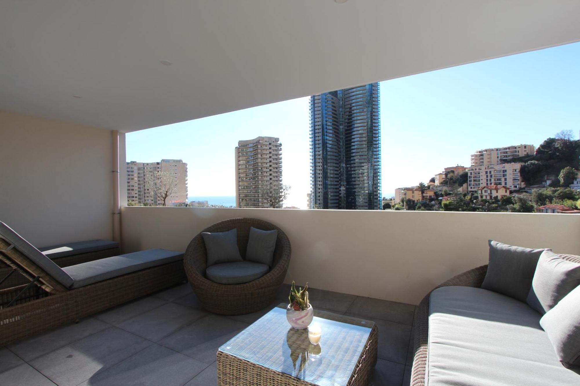 Sun Paradise Seaview&Terrace Parking&Pool Beausoleil Bagian luar foto