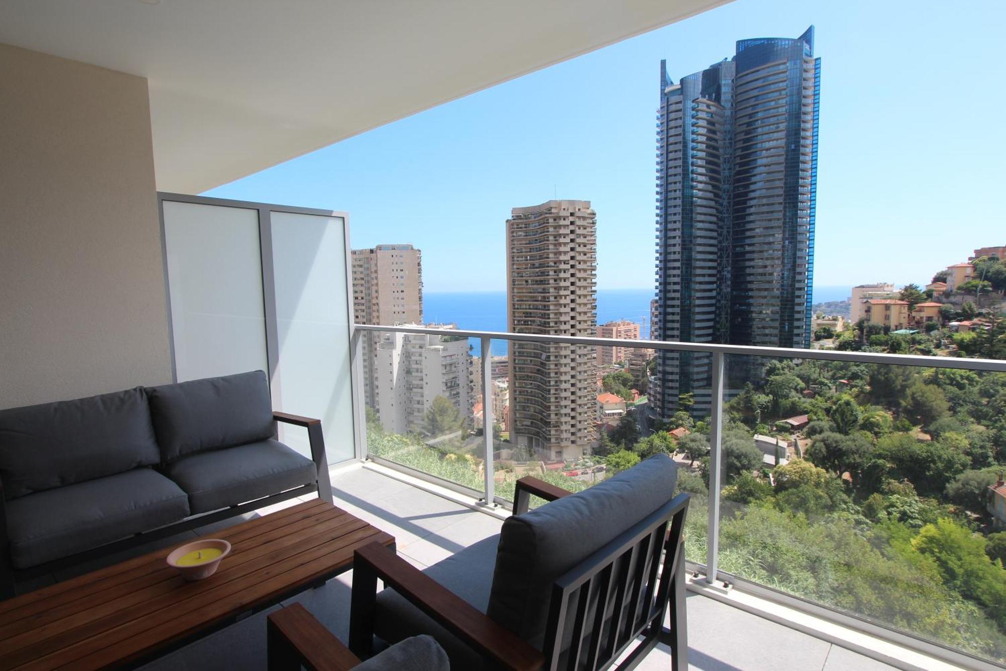Sun Paradise Seaview&Terrace Parking&Pool Beausoleil Bagian luar foto