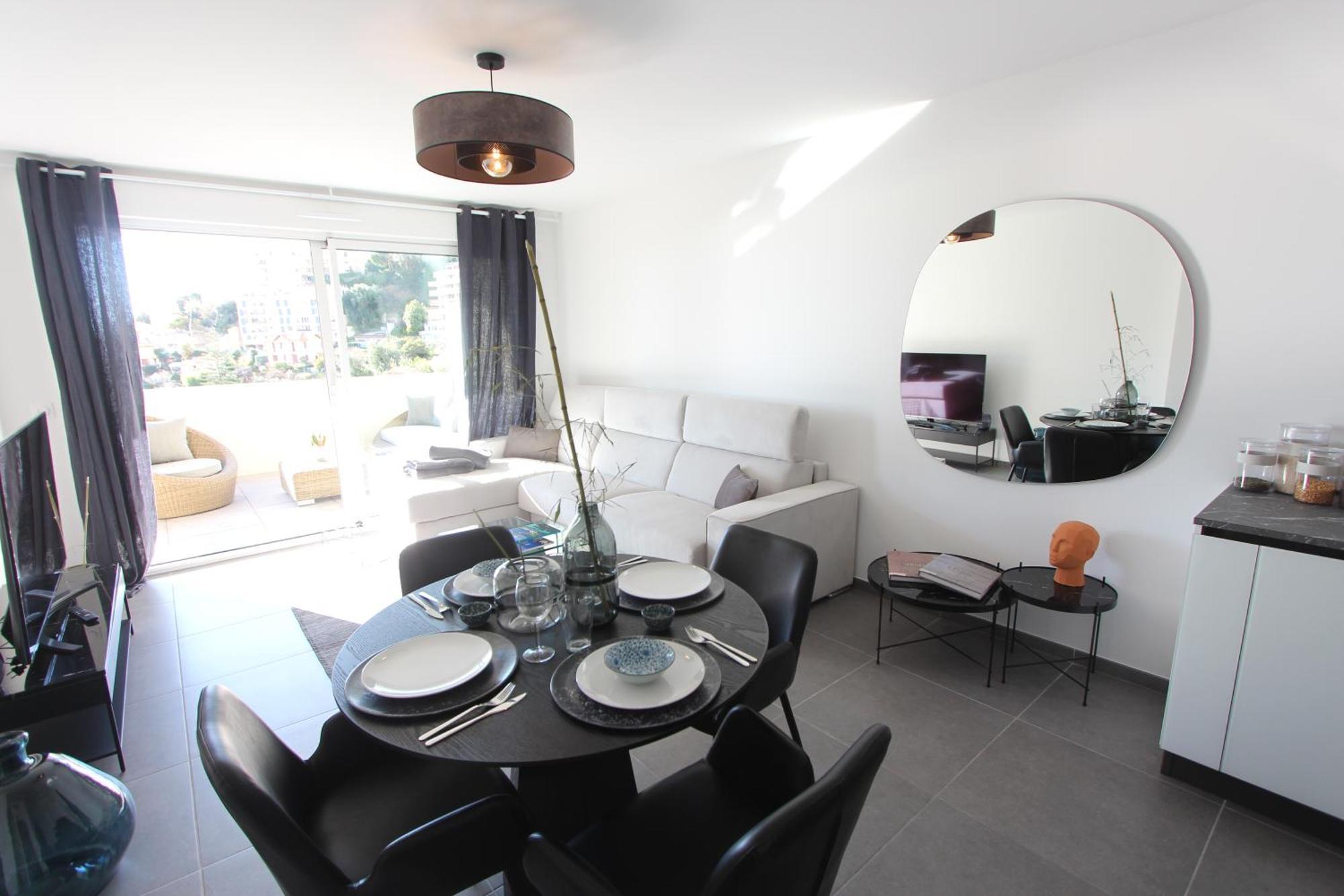 Sun Paradise Seaview&Terrace Parking&Pool Beausoleil Ruang foto