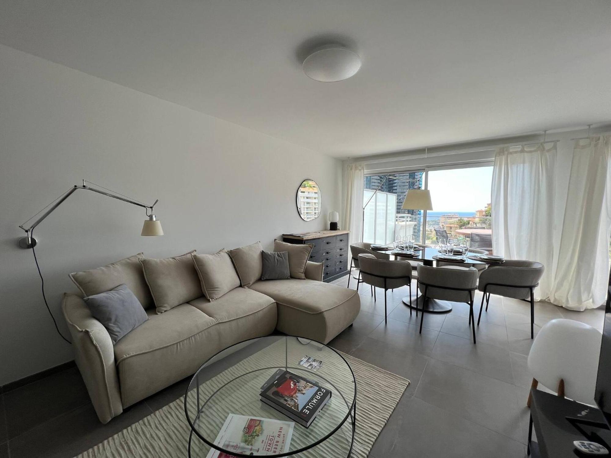 Sun Paradise Seaview&Terrace Parking&Pool Beausoleil Bagian luar foto