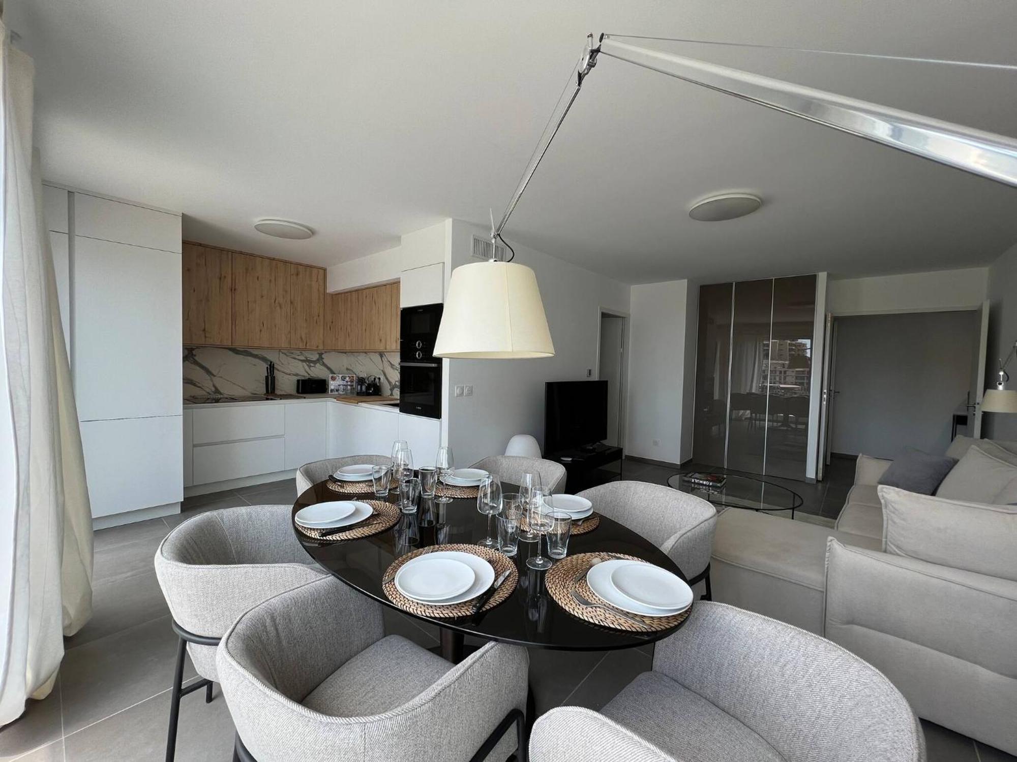 Sun Paradise Seaview&Terrace Parking&Pool Beausoleil Bagian luar foto