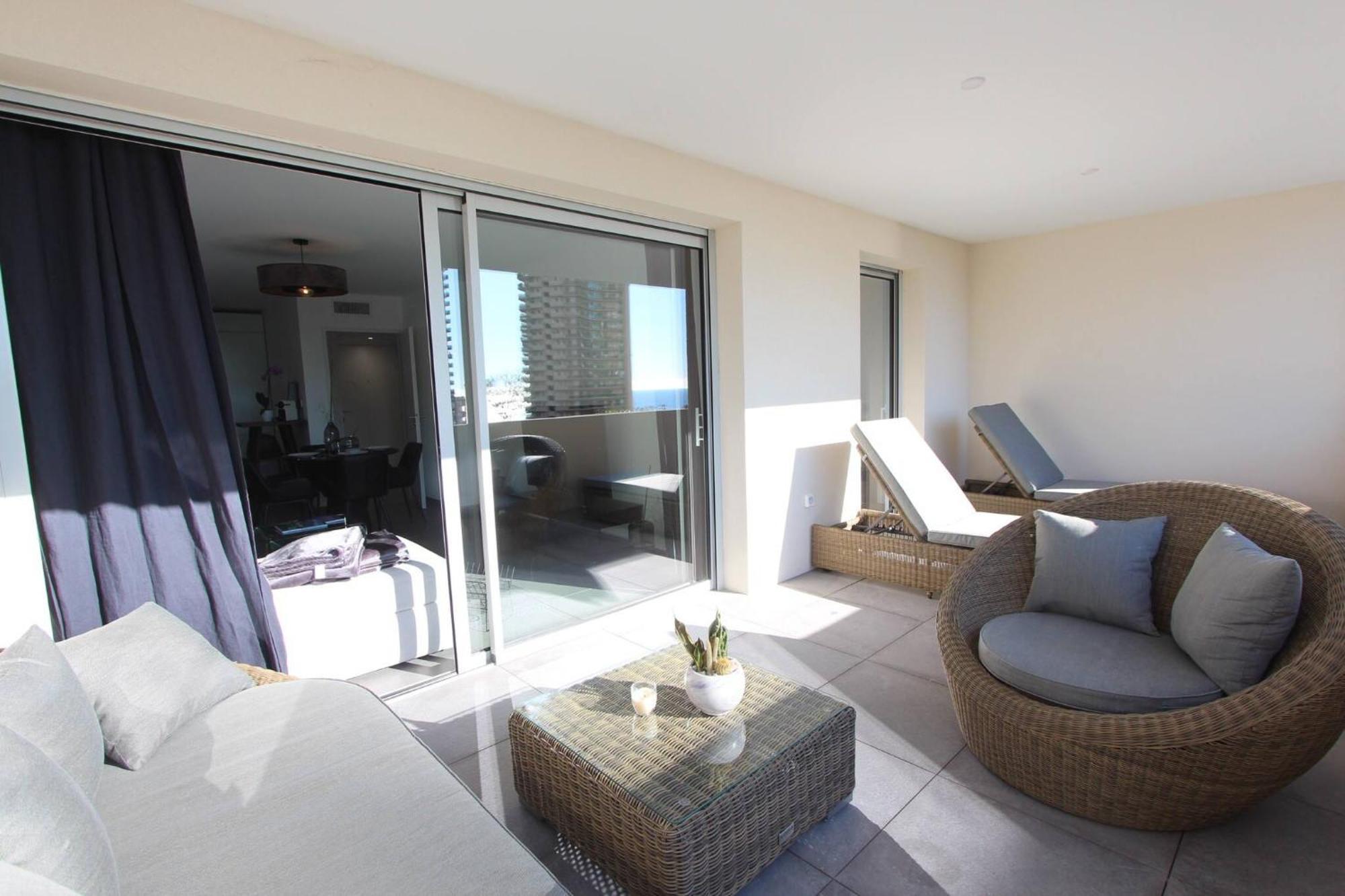 Sun Paradise Seaview&Terrace Parking&Pool Beausoleil Bagian luar foto