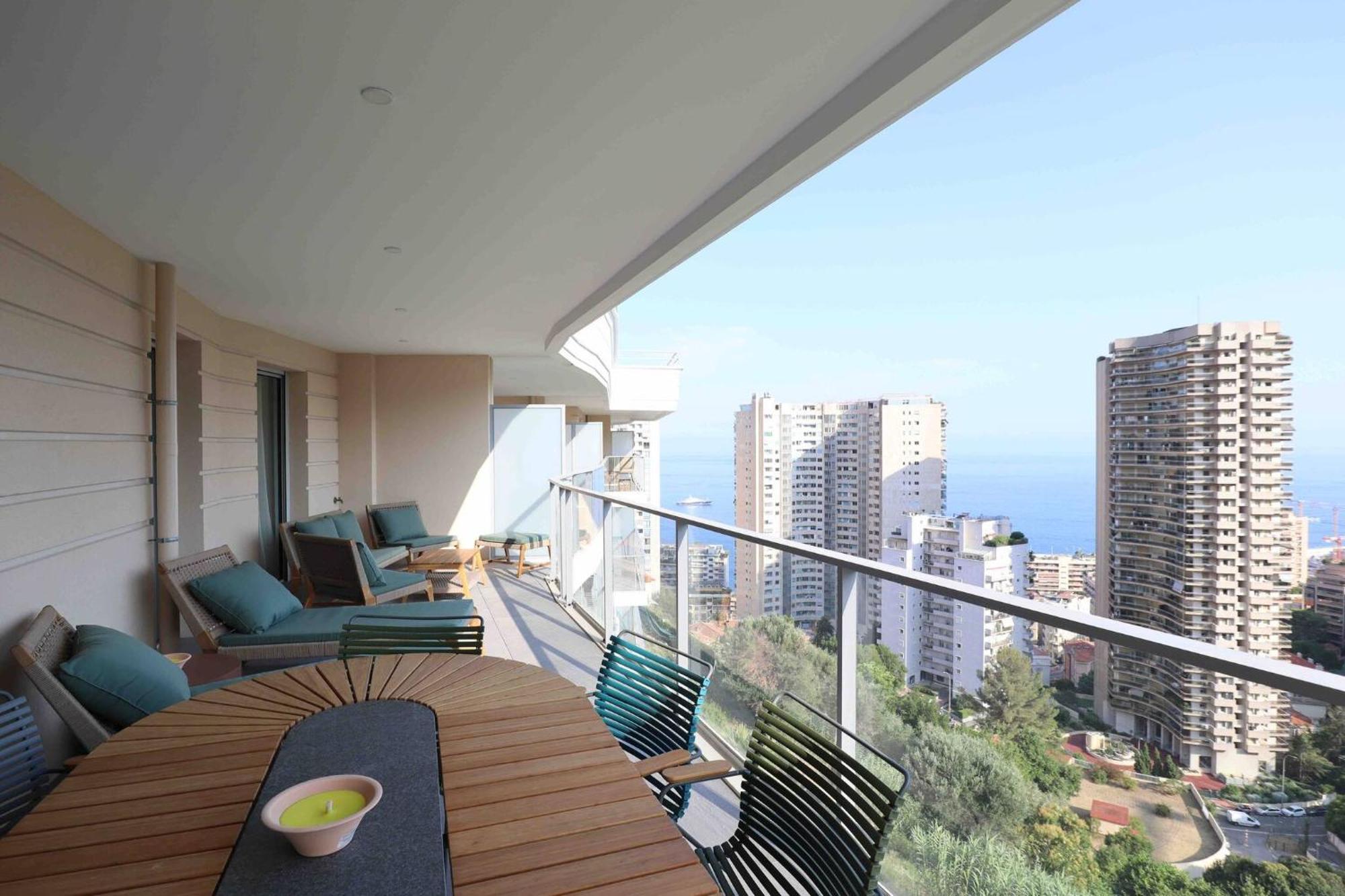 Sun Paradise Seaview&Terrace Parking&Pool Beausoleil Bagian luar foto