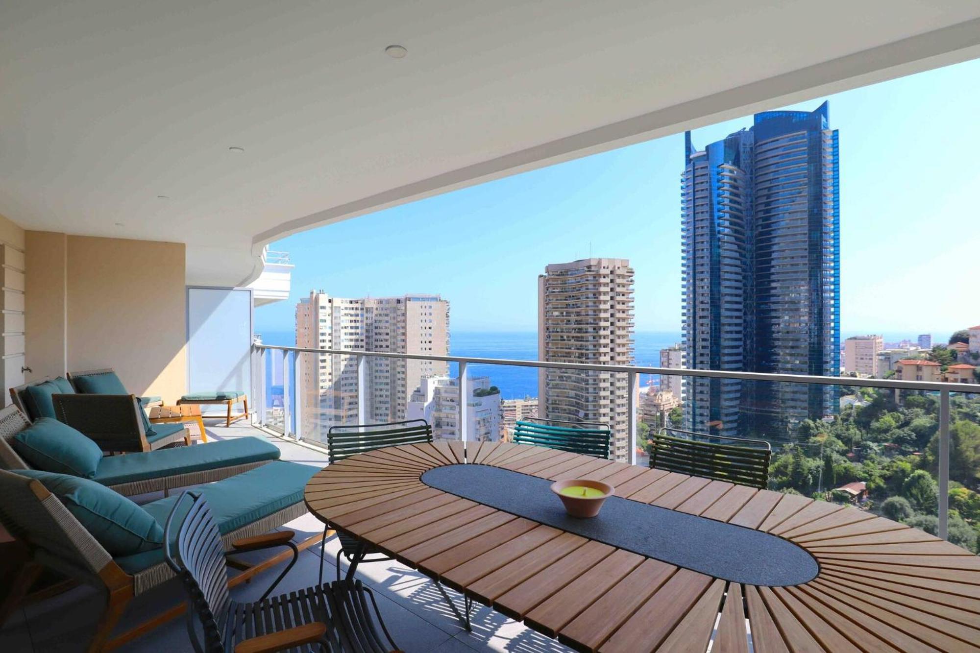Sun Paradise Seaview&Terrace Parking&Pool Beausoleil Bagian luar foto